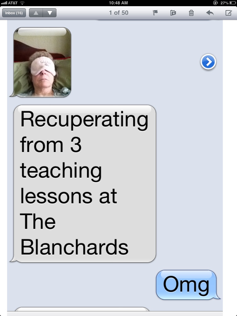 My Mom (I'm not the only one with an  IPad)